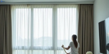 Delicate sheer drape cleaning bakery-hill-vic Matty Curtain Cleaning
